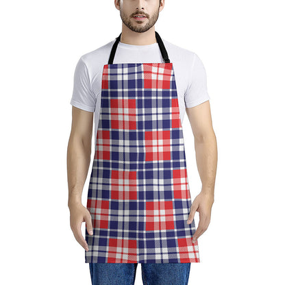 American Independence Day Plaid Print Apron