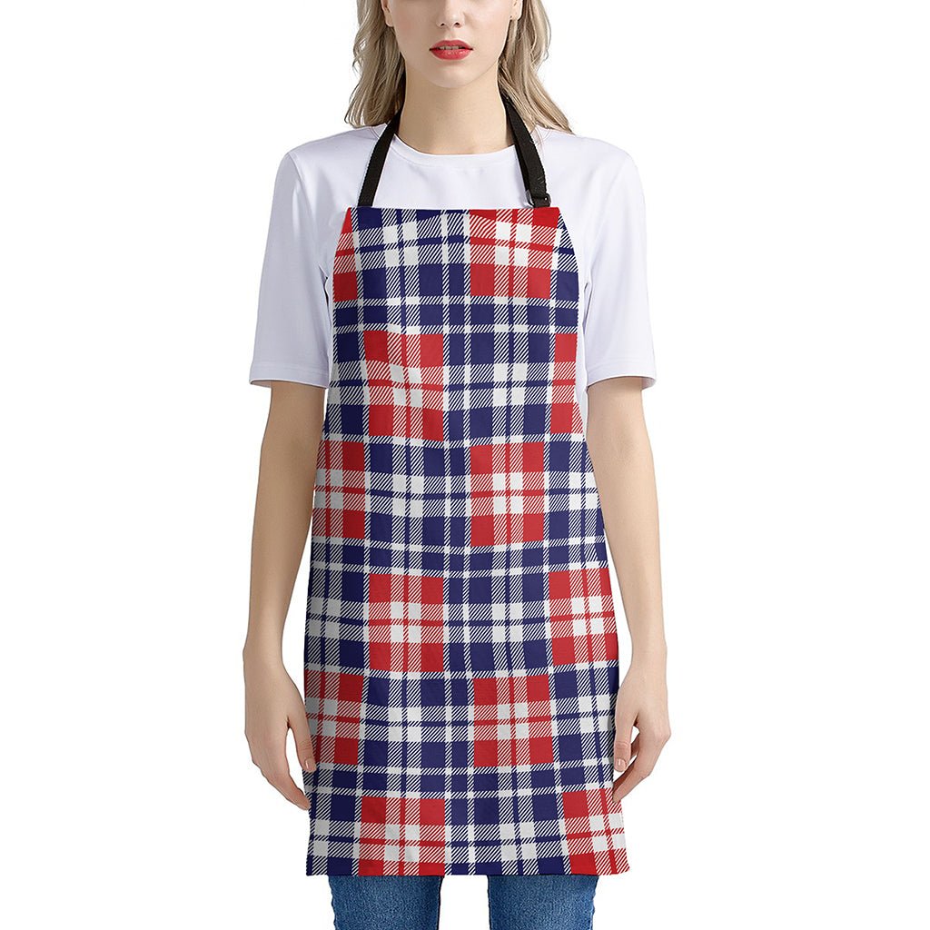 American Independence Day Plaid Print Apron
