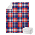 American Independence Day Plaid Print Blanket