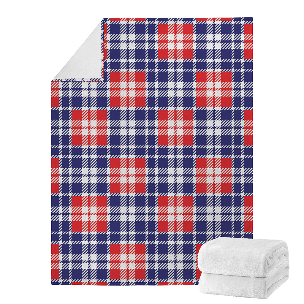 American Independence Day Plaid Print Blanket