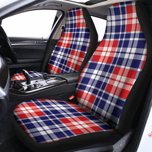 American Independence Day Plaid Print Universal Fit Car Seat Covers