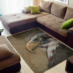 American Land Of Liberty Print Area Rug