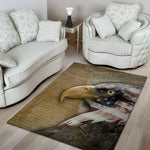 American Land Of Liberty Print Area Rug