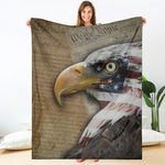 American Land Of Liberty Print Blanket