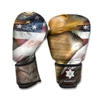 American Land Of Liberty Print Boxing Gloves