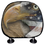 American Land Of Liberty Print Car Headrest Covers