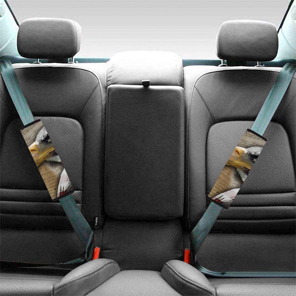 American Land Of Liberty Print Car Seat Belt Covers
