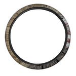 American Land Of Liberty Print Car Steering Wheel Cover