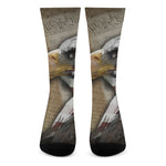 American Land Of Liberty Print Crew Socks