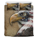 American Land Of Liberty Print Duvet Cover Bedding Set