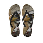 American Land Of Liberty Print Flip Flops
