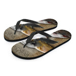 American Land Of Liberty Print Flip Flops