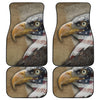 American Land Of Liberty Print Front and Back Car Floor Mats