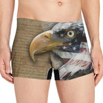 American Land Of Liberty Print Men's Boxer Briefs
