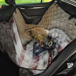 American Land Of Liberty Print Pet Car Back Seat Cover