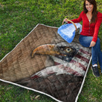 American Land Of Liberty Print Quilt