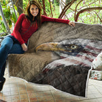 American Land Of Liberty Print Quilt