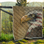 American Land Of Liberty Print Quilt