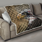 American Land Of Liberty Print Quilt