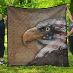 American Land Of Liberty Print Quilt