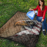 American Land Of Liberty Print Quilt