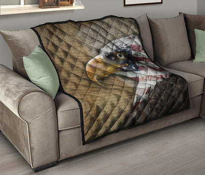 American Land Of Liberty Print Quilt