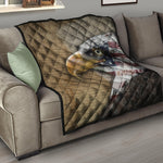 American Land Of Liberty Print Quilt