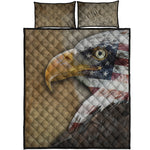 American Land Of Liberty Print Quilt Bed Set