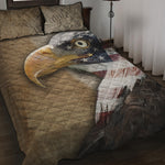American Land Of Liberty Print Quilt Bed Set