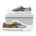 American Land Of Liberty Print White Low Top Sneakers