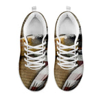 American Land Of Liberty Print White Sneakers