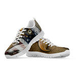 American Land Of Liberty Print White Sneakers