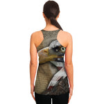 American Land Of Liberty Print Women's Racerback Tank Top