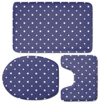American Little Star Pattern Print 3 Piece Bath Mat Set