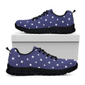 American Little Star Pattern Print Black Running Shoes