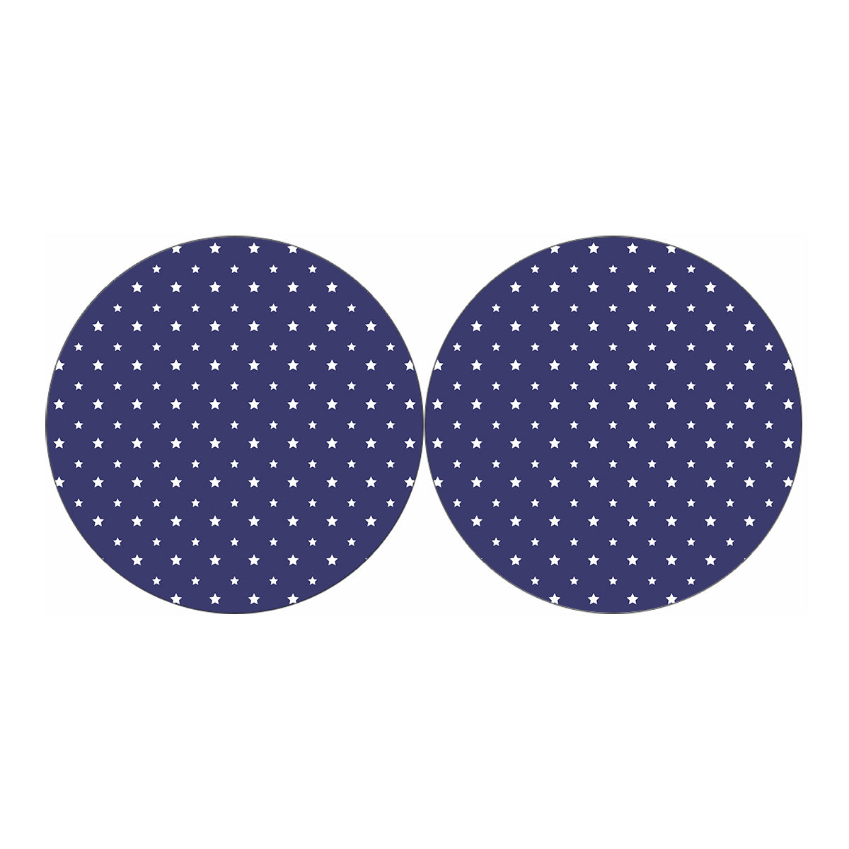 American Little Star Pattern Print Car Coasters