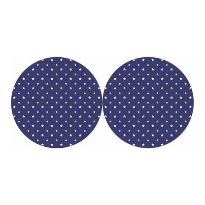 American Little Star Pattern Print Car Coasters