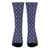 American Little Star Pattern Print Crew Socks