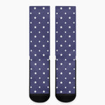 American Little Star Pattern Print Crew Socks