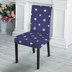 American Little Star Pattern Print Dining Chair Slipcover