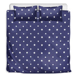 American Little Star Pattern Print Duvet Cover Bedding Set