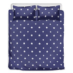 American Little Star Pattern Print Duvet Cover Bedding Set