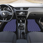 American Little Star Pattern Print Front and Back Car Floor Mats