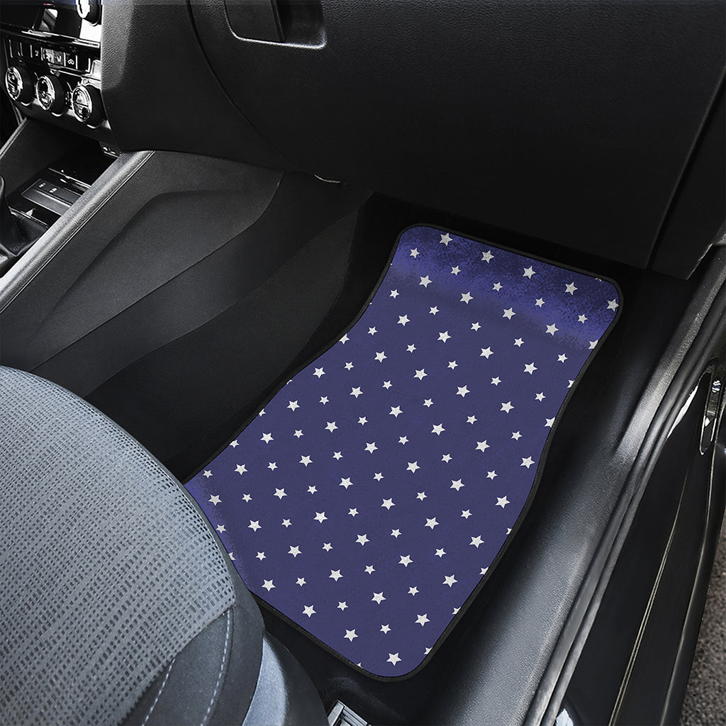 American Little Star Pattern Print Front and Back Car Floor Mats