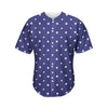 American Little Star Pattern Print Men's Baseball Jersey