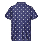 American Little Star Pattern Print Men's Short Sleeve Shirt