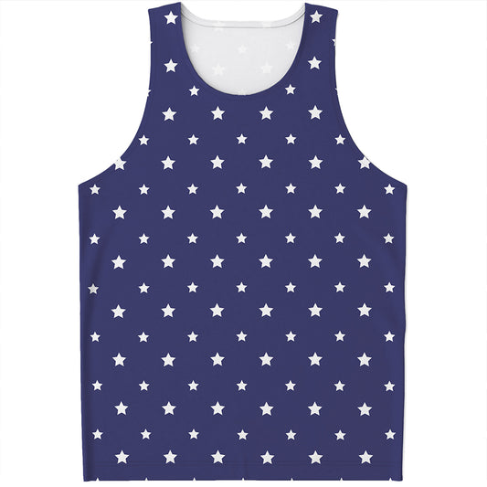 American Little Star Pattern Print Men's Tank Top