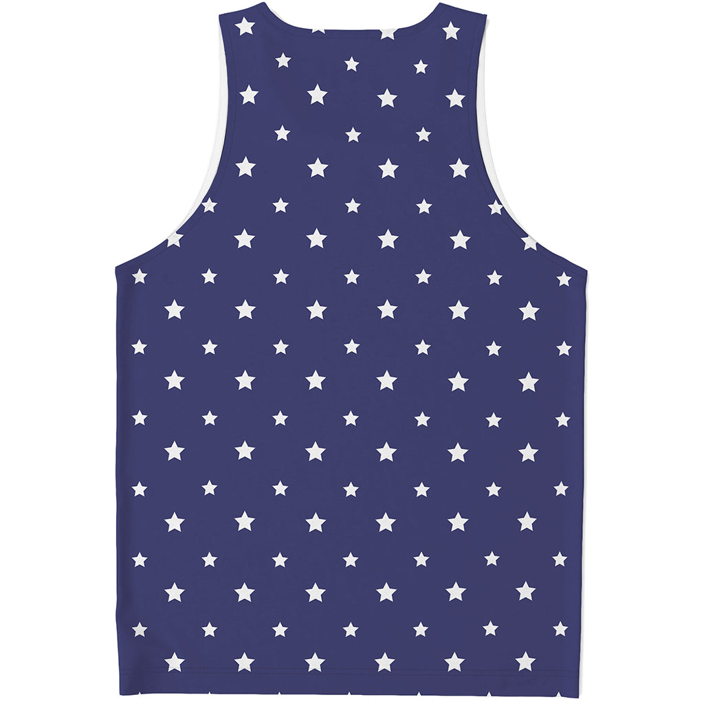American Little Star Pattern Print Men's Tank Top