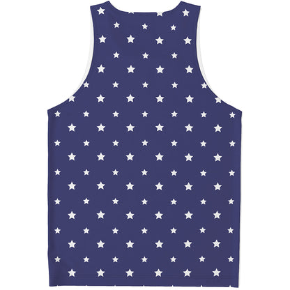 American Little Star Pattern Print Men's Tank Top