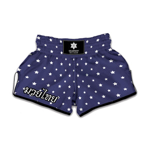 American Little Star Pattern Print Muay Thai Boxing Shorts